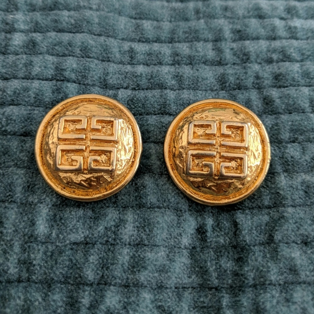 Vintage Givenchy Monogram Earrings
